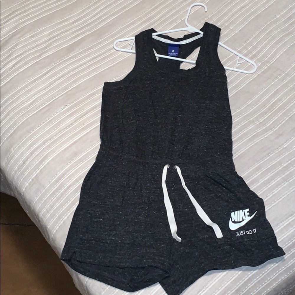 dark grey nike romper